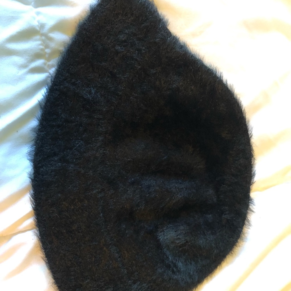 Black Fuzzy Knit Bucket Hat, Fall Hats, Hats - Picture 5 of 6